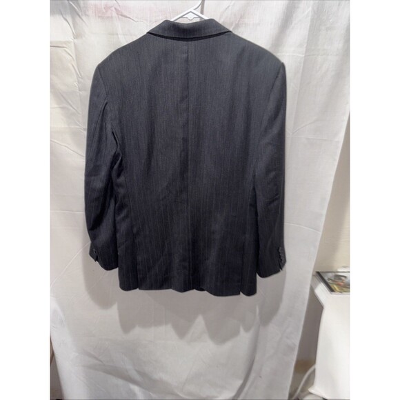 Brioni Vintage Bangkok Gray Pin Stripe Jacket Men 42/43L? 2B See Photos - Picture 8 of 16